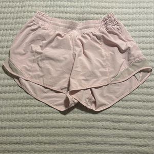 Lululemon Light Pink Hotty Hot Shorts Size 8